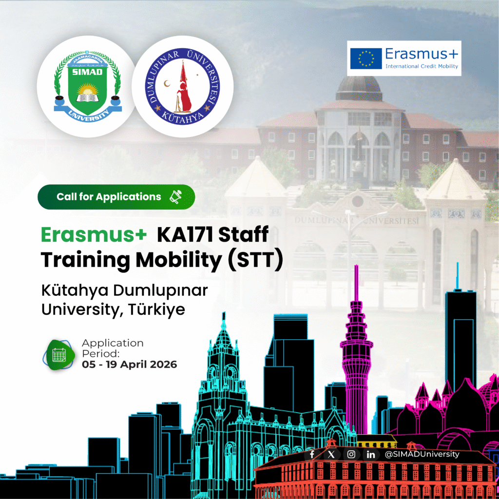 Call for Applications: Erasmus+ KA171 Staff Training Mobility (STT) 2026