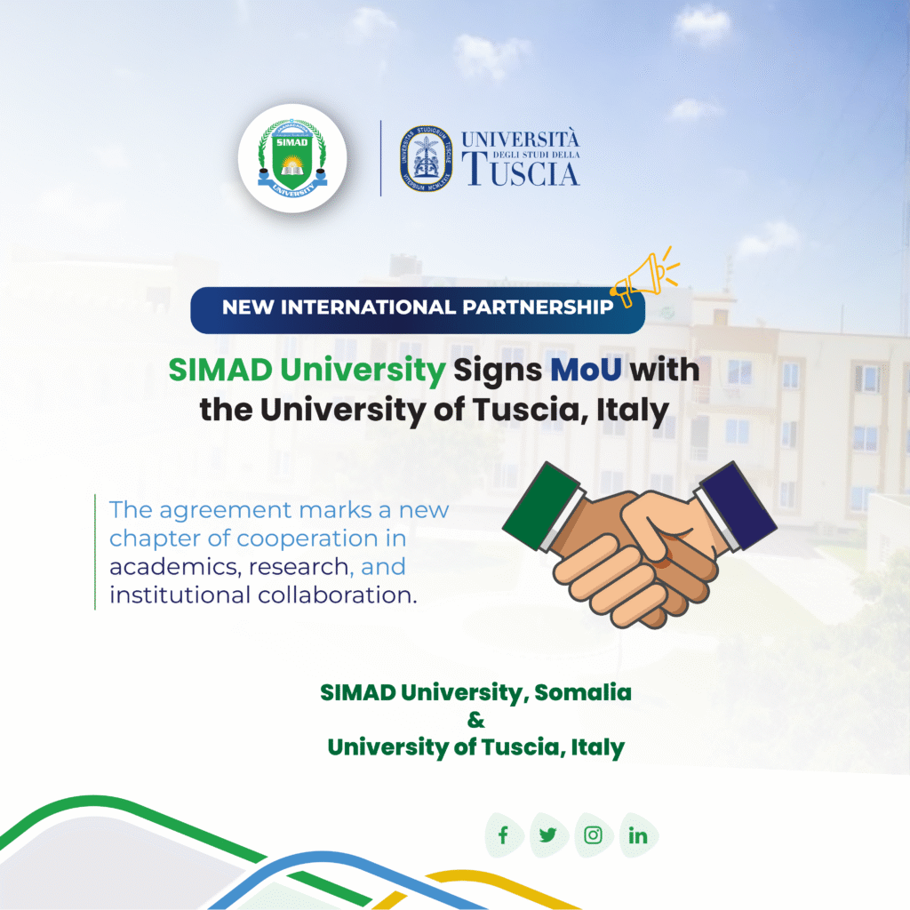 SIMAD University and University of Tuscia Launch New Academic Partnership